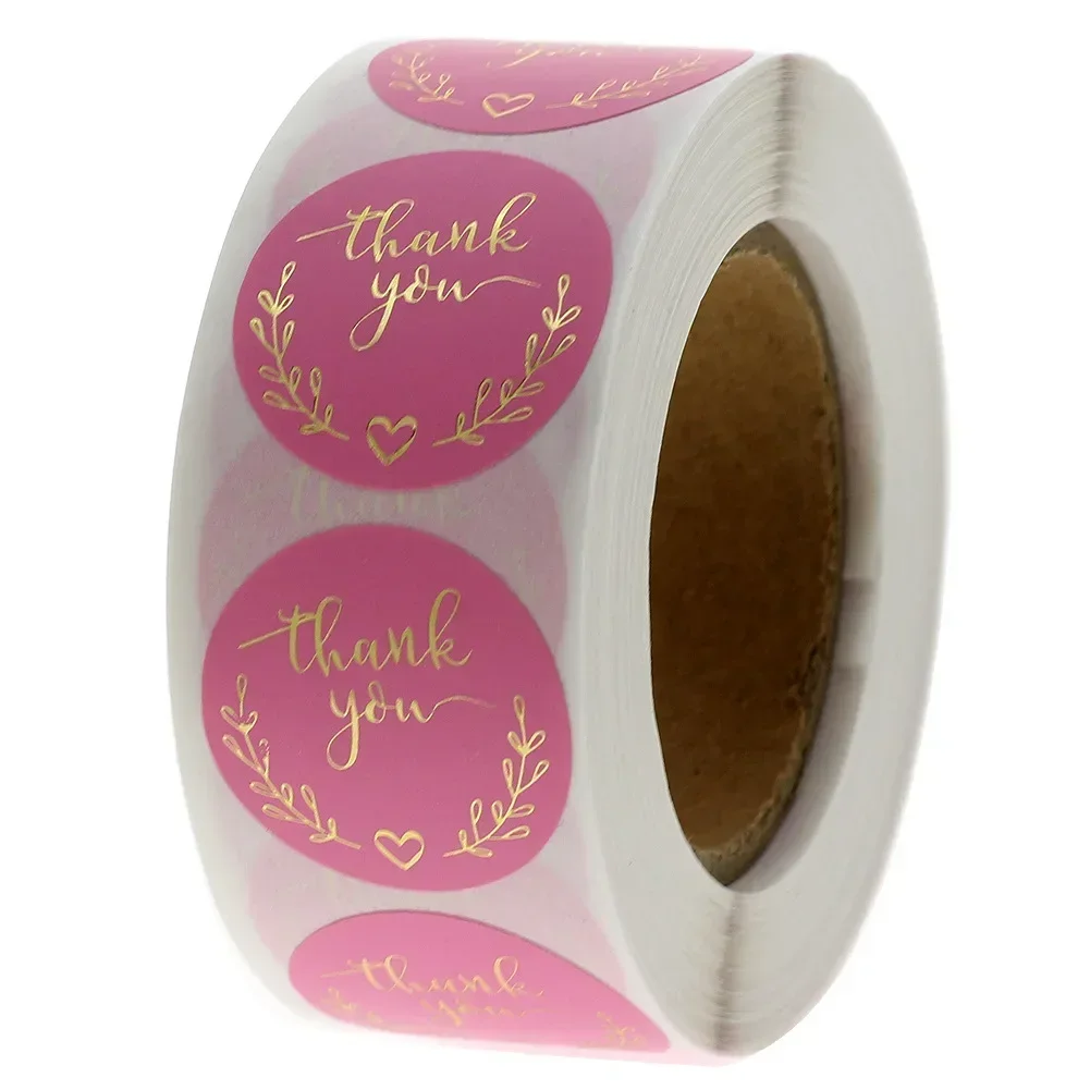 Stationery Supplies Business - 50-500 pezzi di adesivi di ringraziamento
