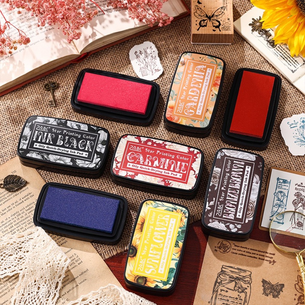 Self Inking Stamp - Nuovo Tampone d'Inchiostro Colorato Rettangolare Facile