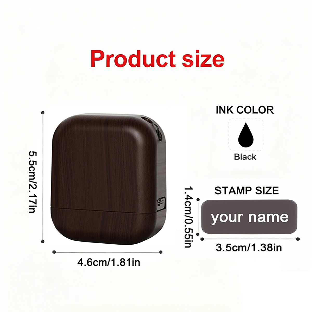 Timbro personalizzato in plast - Self Inking Stamp recensione e prezzo