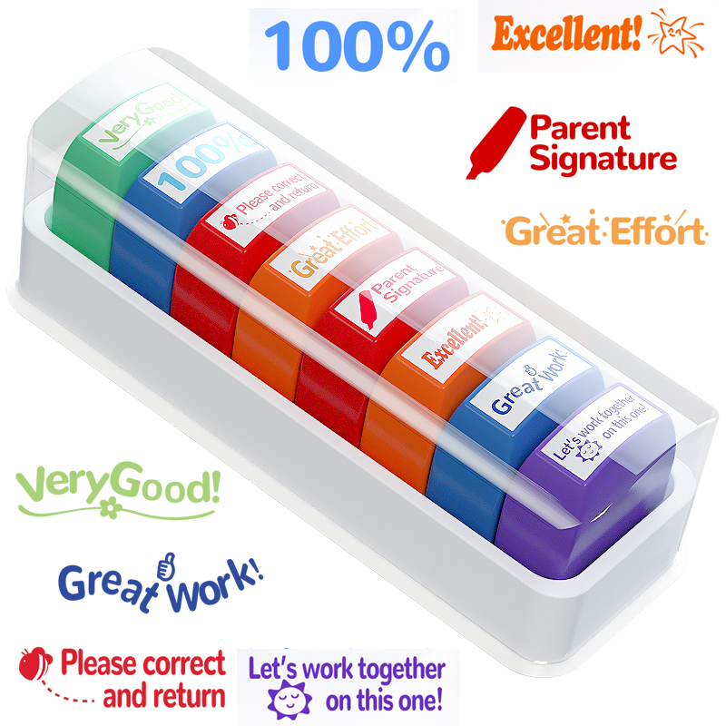8 francobolli per insegnanti D - Self Inking Stamp recensione e prezzo